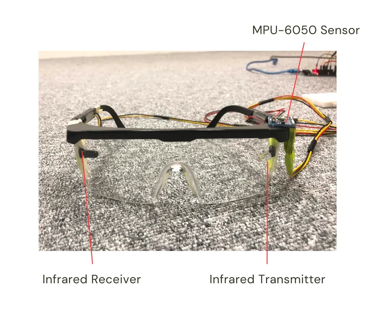 RoadSpecs smart glasses prototype