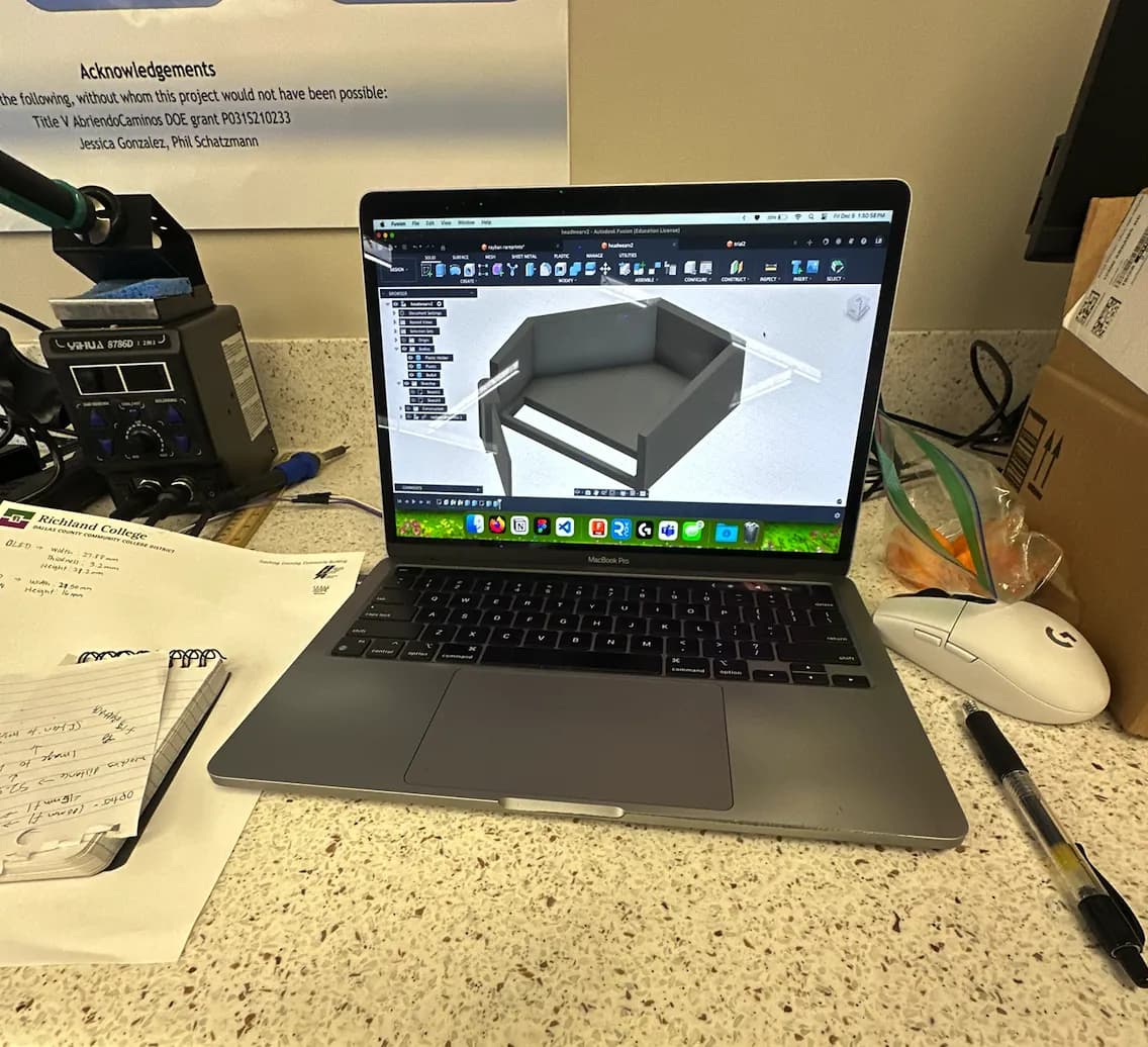 3D modeling the optics path