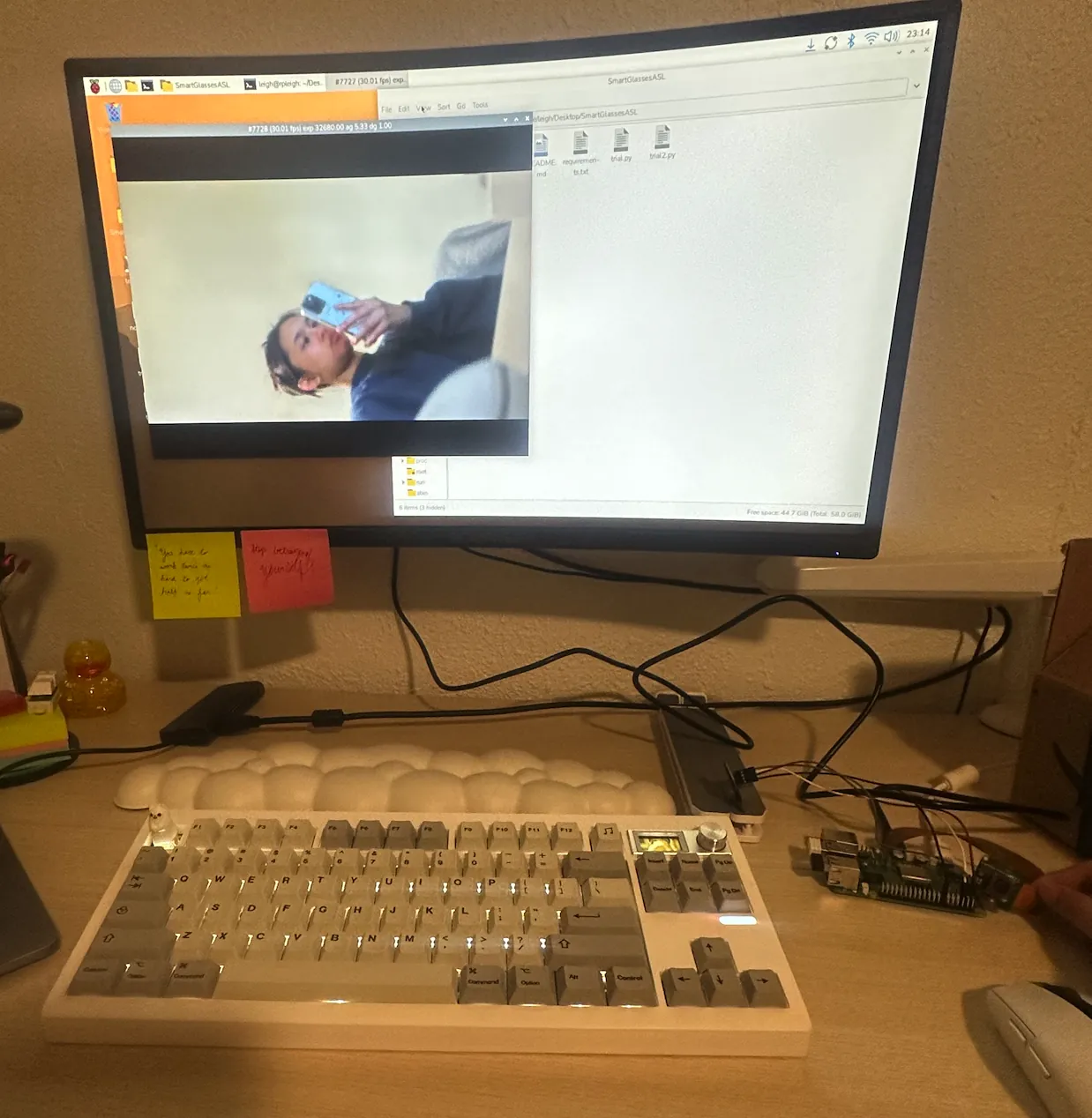 Running the camera