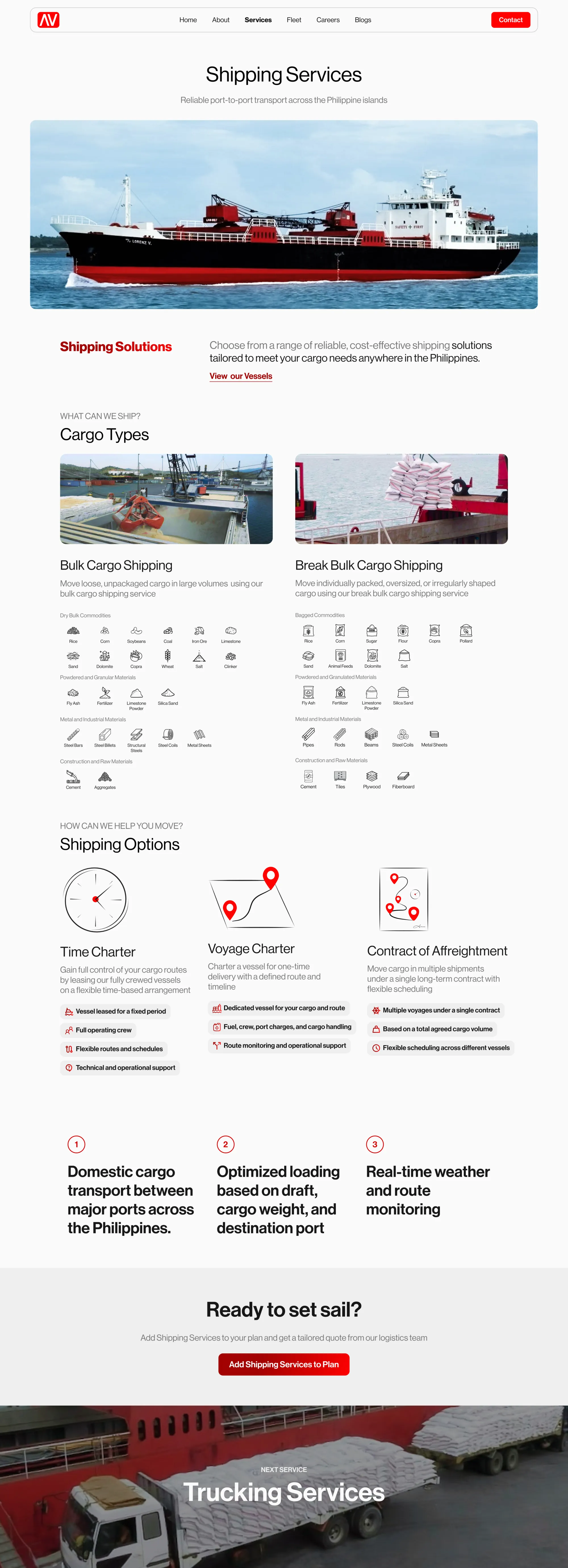 Service page example